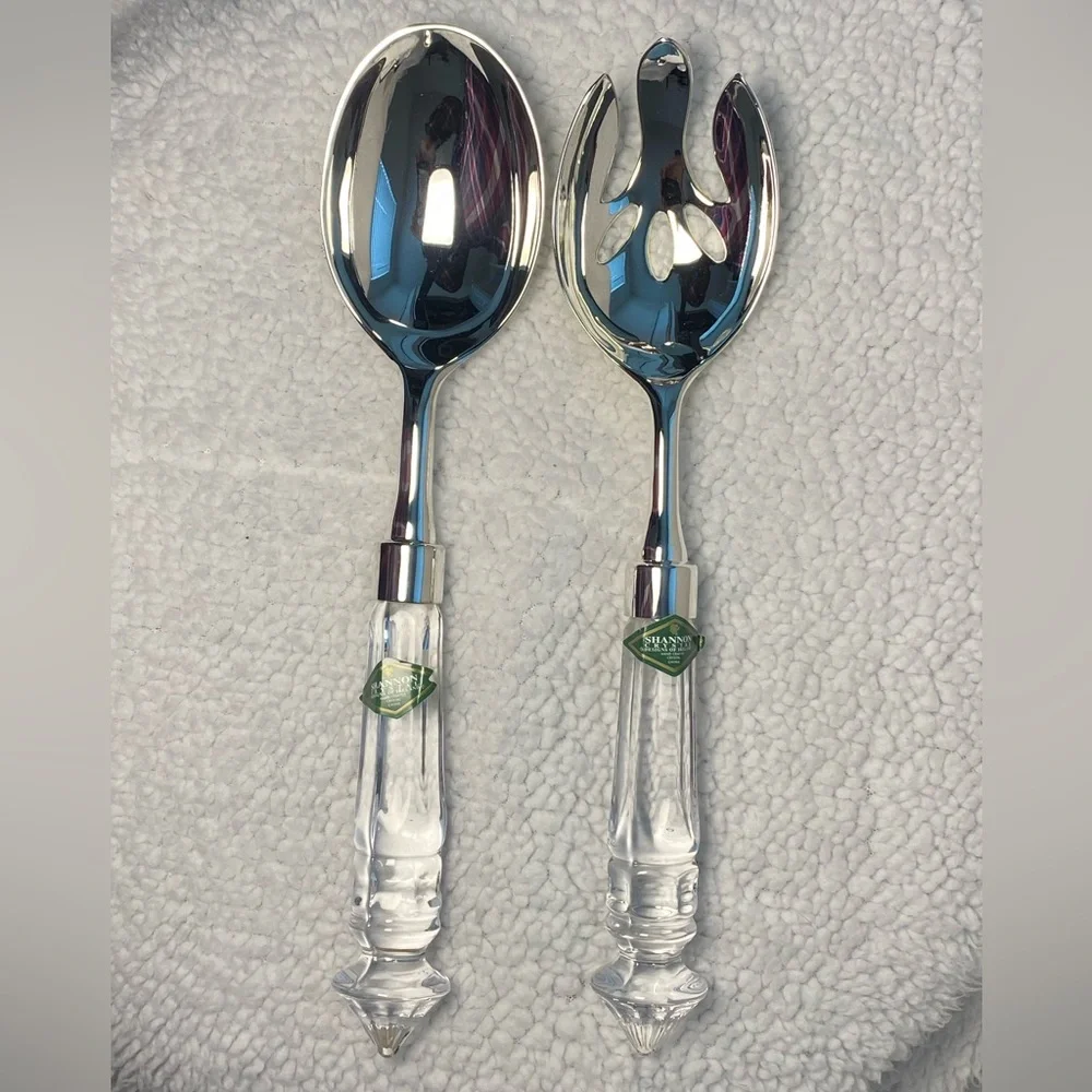 Vintage Shannon Crystal Salad Set - Designs of Ireland